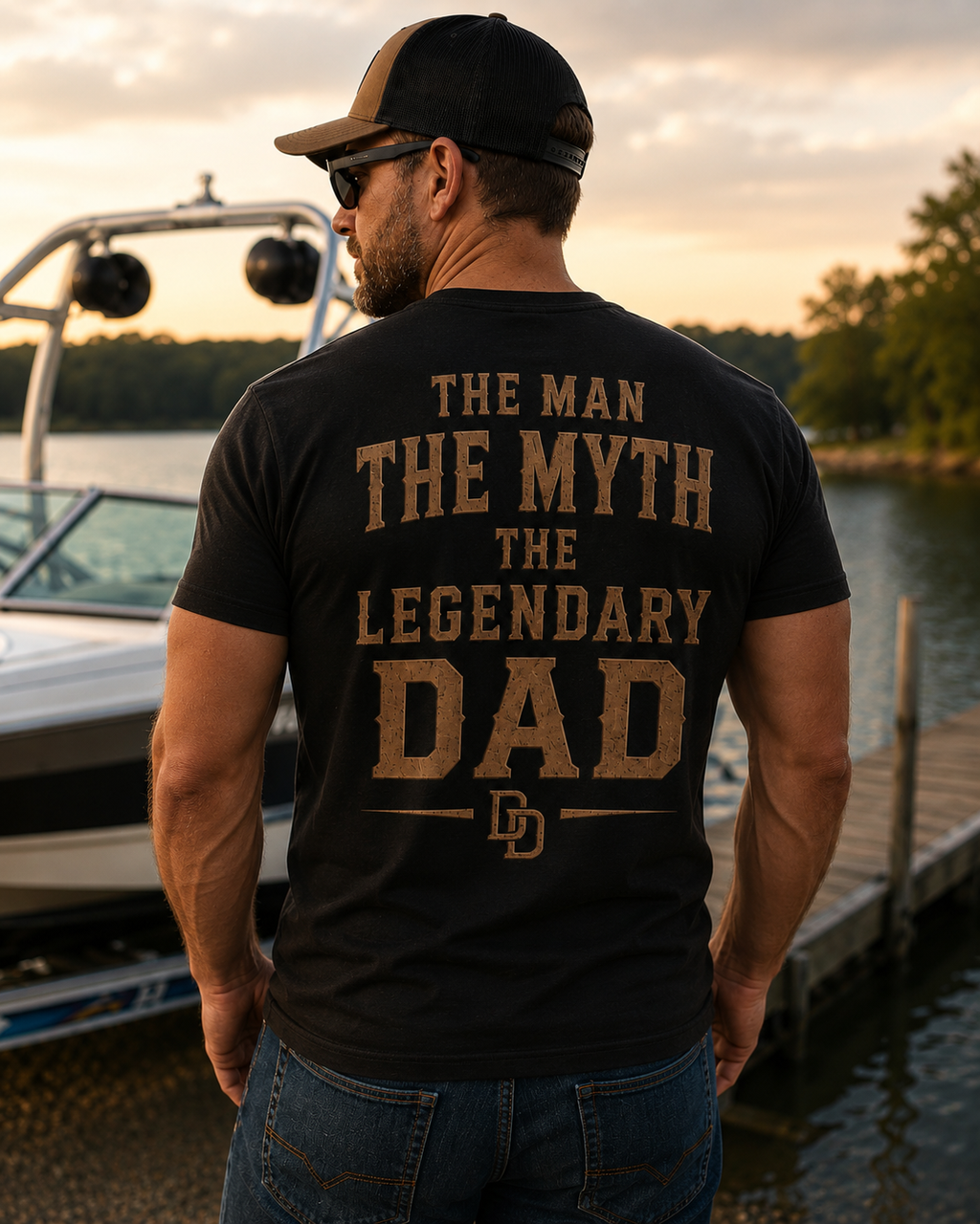 The Man, The Myth. The Legendary DAD Unisex classic tee